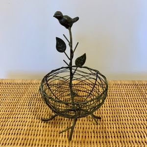 Decorative Bird Nest Bowl | Black